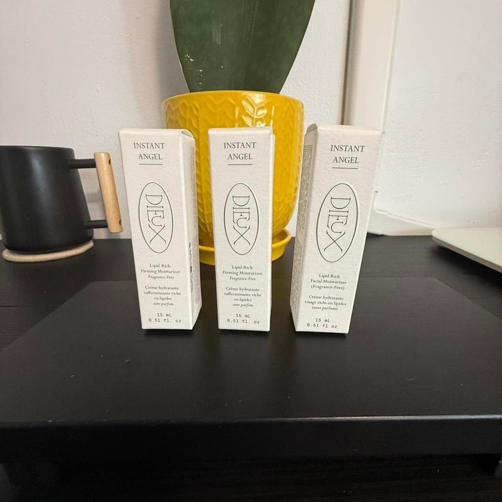 Dieux Instant Angel Lipid rich moisturizer  3 pack 15ml each nib
